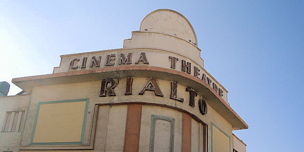 Rialto Cinema is famous for its art deco architecture