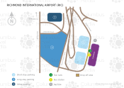 Richmond International Airport map