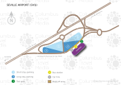 Seville San Pablo Airport map