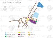 Southampton Airport map