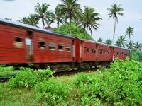See Sri Lankan life from a train