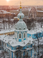 Snow-covered St Petersburg is magical
