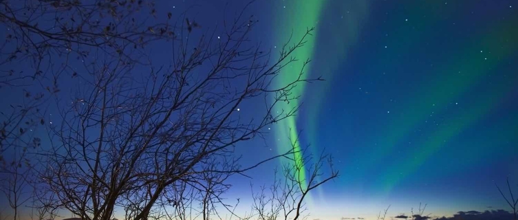 The northern lights in Kiruna, Sweden