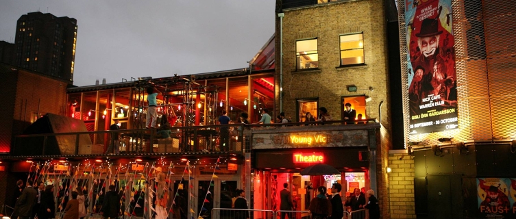 The prized Young Vic playhouse in Waterloo