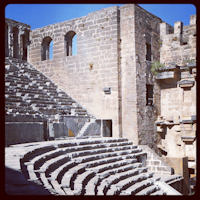 Explore the Roman amphitheatre at Aspendos