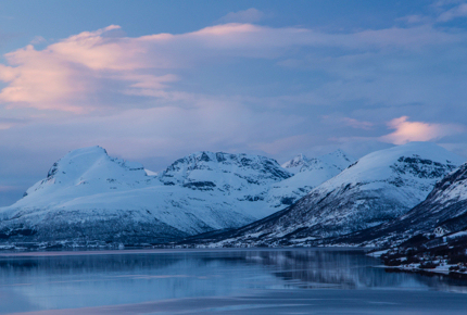 The remote Balsfjord region of Norway