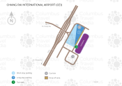 Chiang Rai International Airport (Mae Fah Luang) map