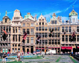 Spend time in Brussels' squares