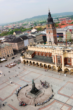 The enchanting Rynek Głowny is the oldest medieval square in Europe