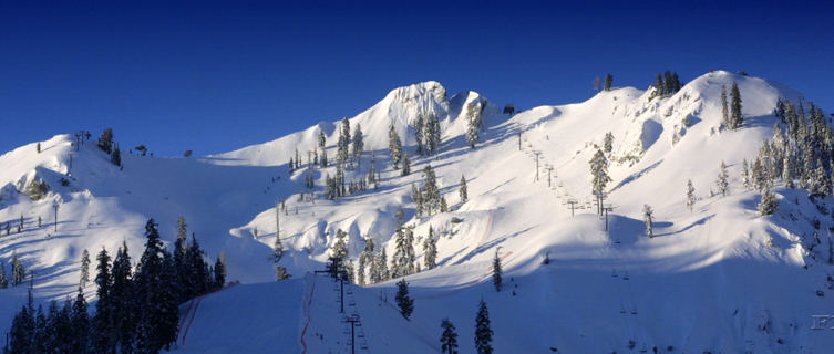 Squaw Valley's mountain scenery