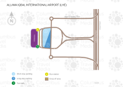 Allama Iqbal International Airport map