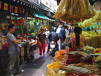 Colourful markets in Bangkok sell everything imaginable