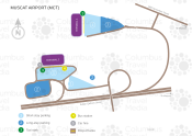 Muscat International Airport map
