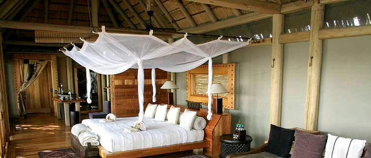A luxury tent camp safari, Botswana