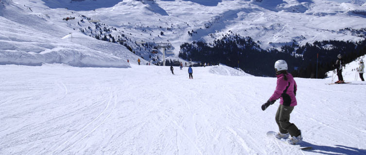 Flaine is great for skiers and snowboarders