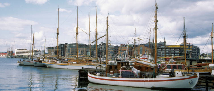 Moored boats, Oslo