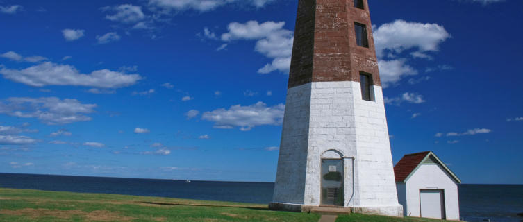 New England lighthouse, Rhode Island