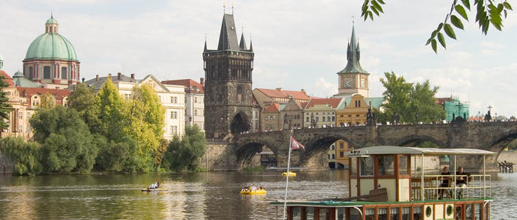 Prague river boat Elbis
