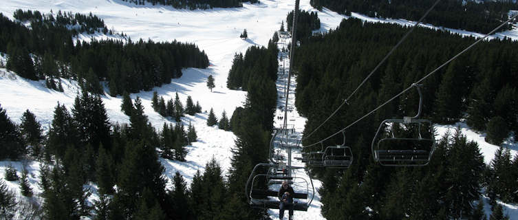 Ski lifts, La Tania