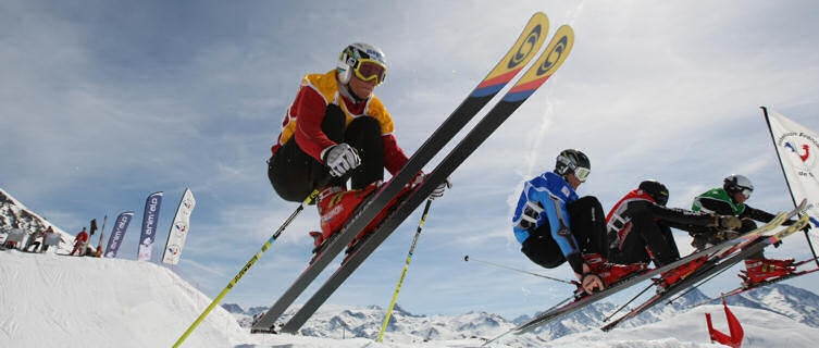 Skicross in Alp d'Huez