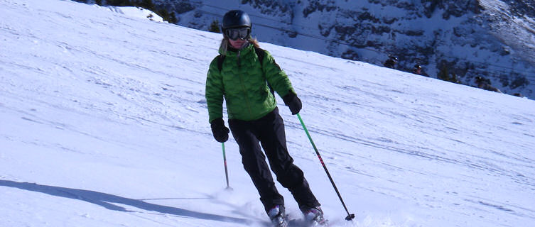 Skier, Banff