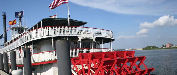 Steamboat on the Mississippi, New Orleans