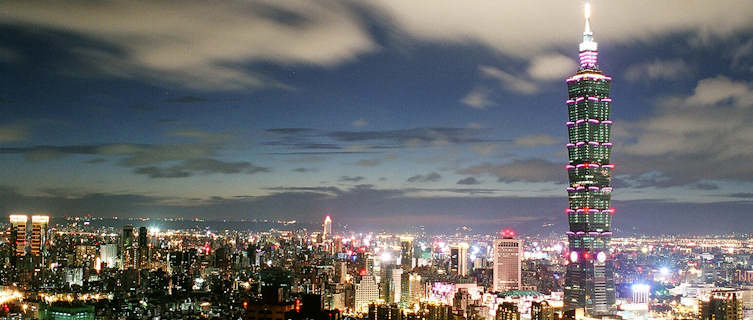 Taipei 101 at night, Taipei