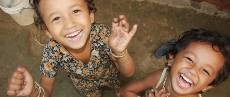 Tharu children, Chitwan, Nepal