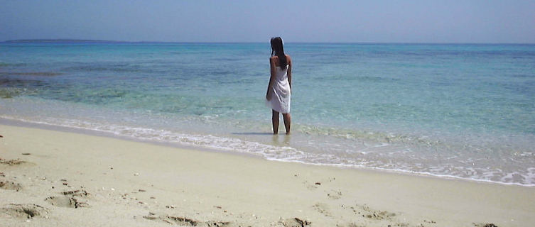 The island of Formentara is famed for it's soft white sand