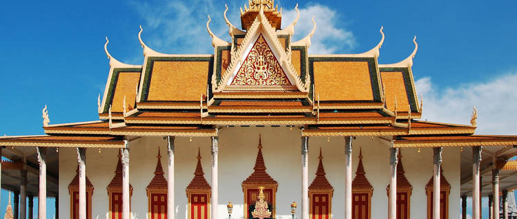 The Royal Palace at Phnom Penh, Cambodia