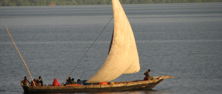 Traditional dhow boat, Zanzibar
