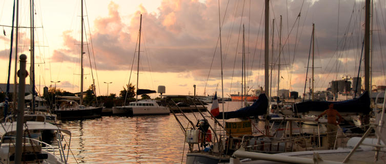 Waterfront at Port Louis. Mauritius