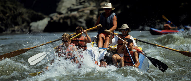 White-water rafting on the Salmon River, Idaho