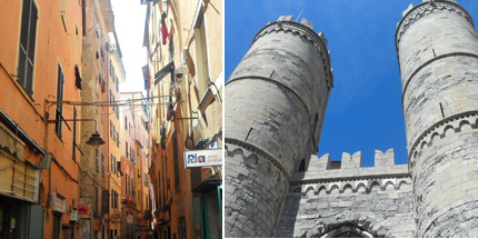Explore the old town and the imposing Porta Soprana gate