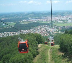 Catch sweeping views of the city from Pohorje