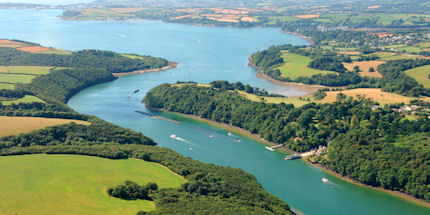 Explore the mile-wide mouth of the River Fal
