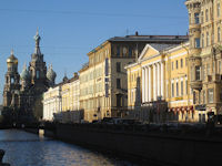 View from St Petersburg canal