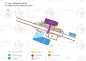 Tehran Imam Khomeini International Airport map